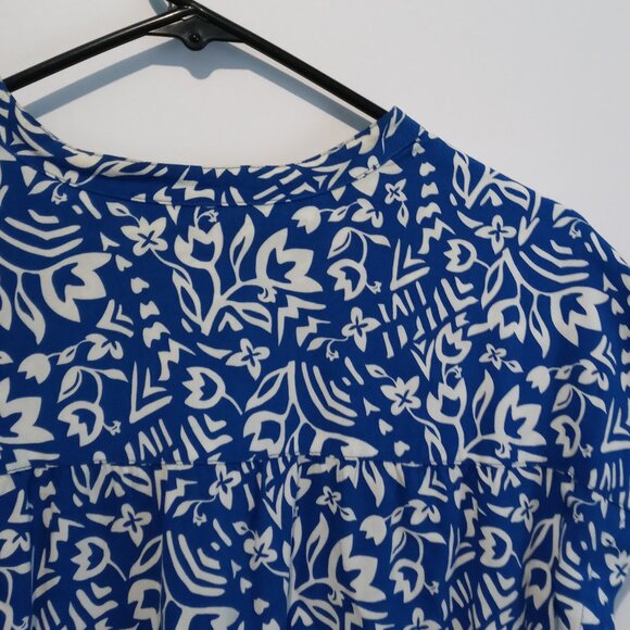 Pendleton Women’s Floral V-Neck Hi-Low Sleeveless Blouse Size Medium - Picture 7 of 9